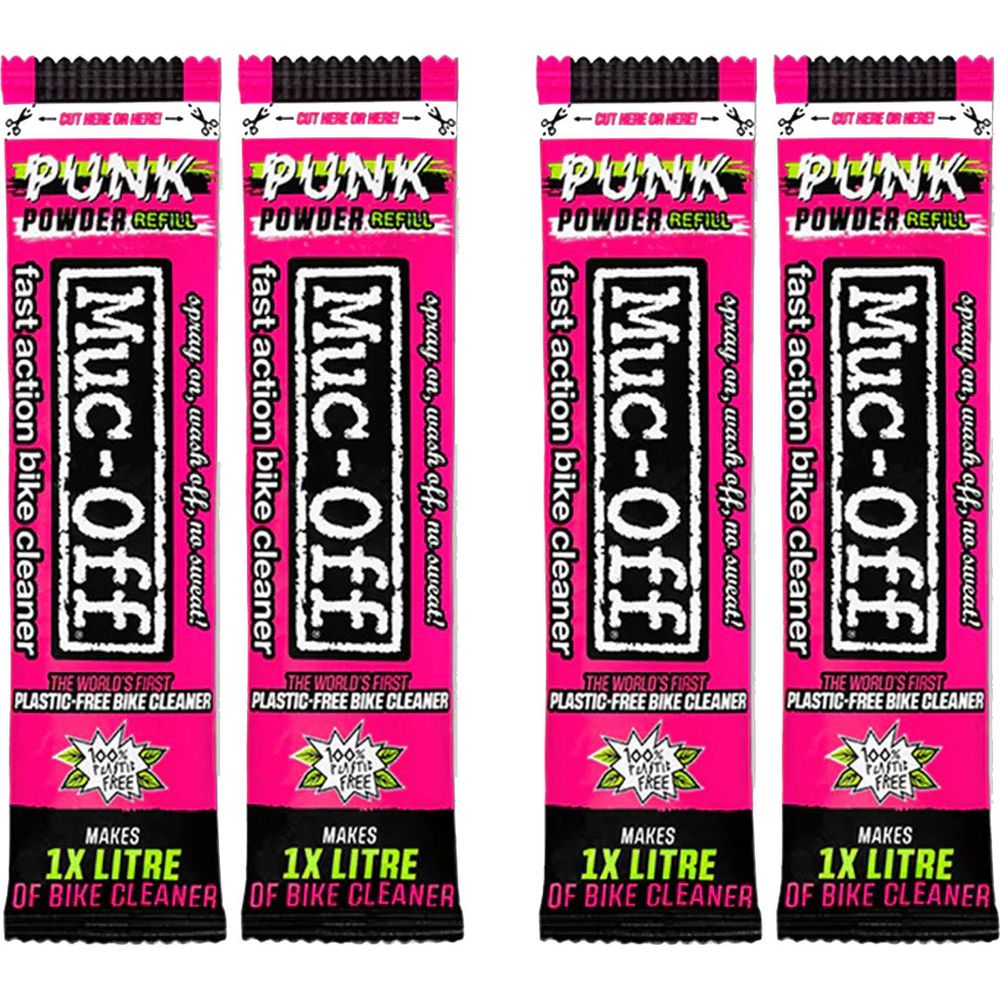 Muc-Off Punk Powder Motorcycle Cleaner - Pack of 4