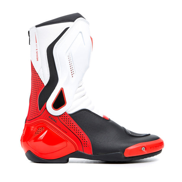 Dainese Nexus 2 Air Leather Boots Black / White / Lava Red