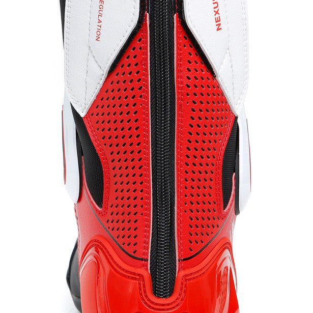 Dainese Nexus 2 Air Leather Boots Black / White / Lava Red