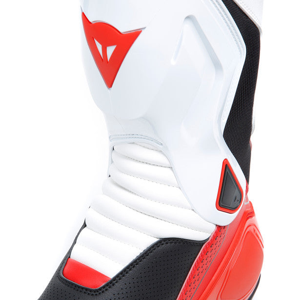 Dainese Nexus 2 Air Leather Boots Black / White / Lava Red