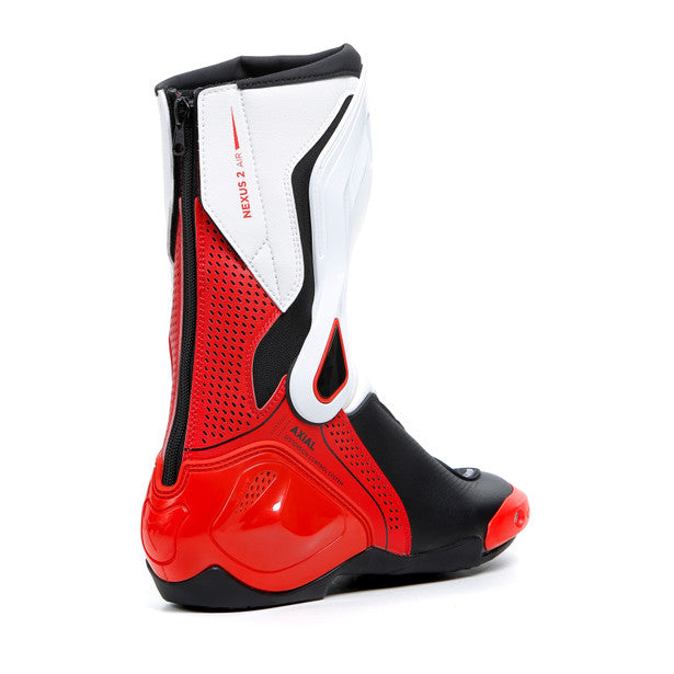 Dainese Nexus 2 Air Leather Boots Black / White / Lava Red