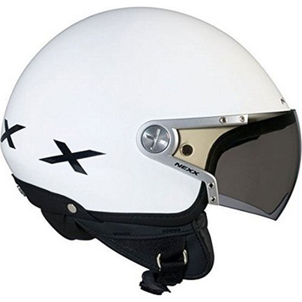 Nexx SX60 Rap Open Face Helmet Shiny White