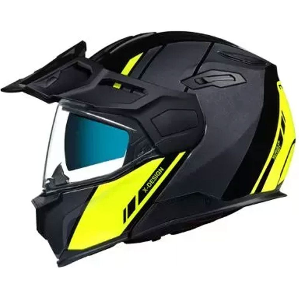 Nexx X Vilijord Flip Up Helmet Hi-Viz Yellow / Grey