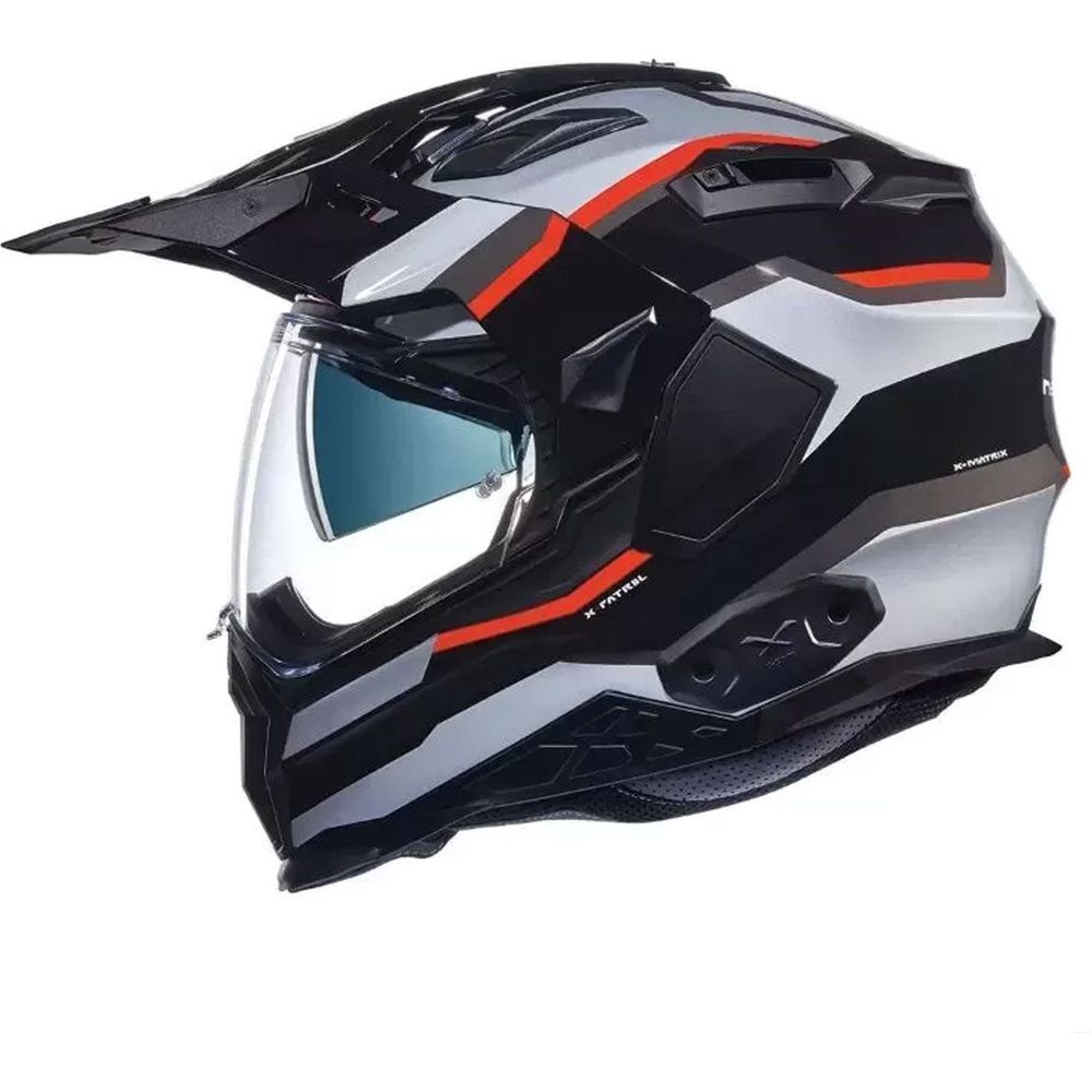 Nexx X.WED2 X Adventure Helmet Patrol Black / Silver / Red