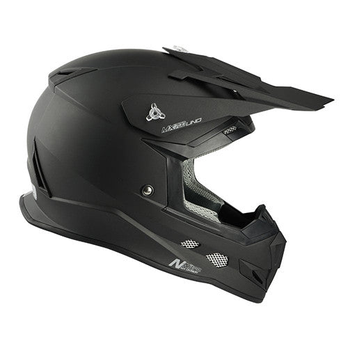 Nitro MX700 Uno Motocross Helmet Satin Black - FREE UK Shipping, FREE 365 Day Returns | Moto Central