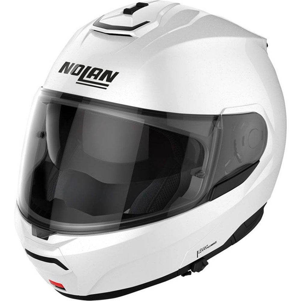 Nolan N100-6 Classic N-Com Modular Flip-Up Helmet Metal White