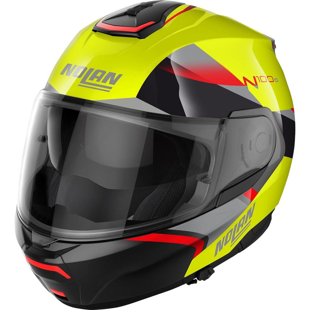 Nolan N100-6 Paloma N-Com Modular Flip-Up Helmet LED Yellow