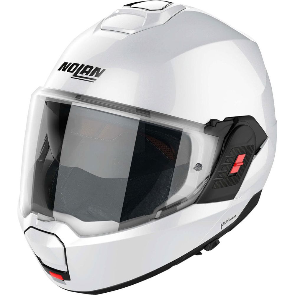 Nolan N120-1 Classic N-Com Modular Flip-Up Helmet Metal White