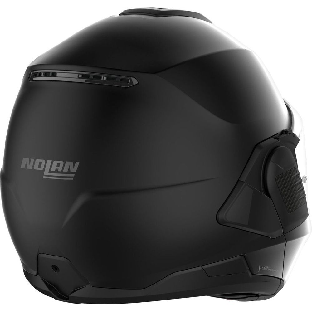 Nolan N120-1 Classic N-Com Modular Flip-Up Helmet Flat Black  - FREE UK Shipping, FREE 365 Day Returns | Moto Central