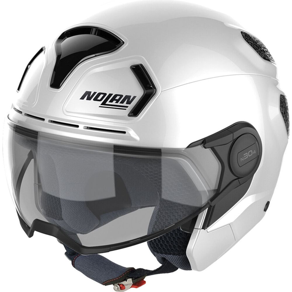 Nolan N30-4 T Classic Open Face Helmet Metal White