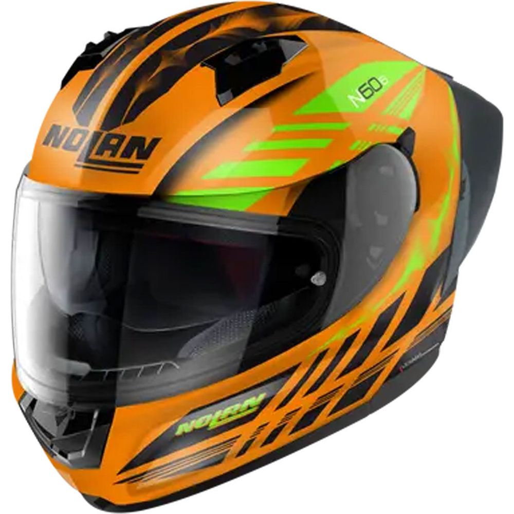 Nolan N60-6 Sport Hot Foot Full Face Helmet LED Orange