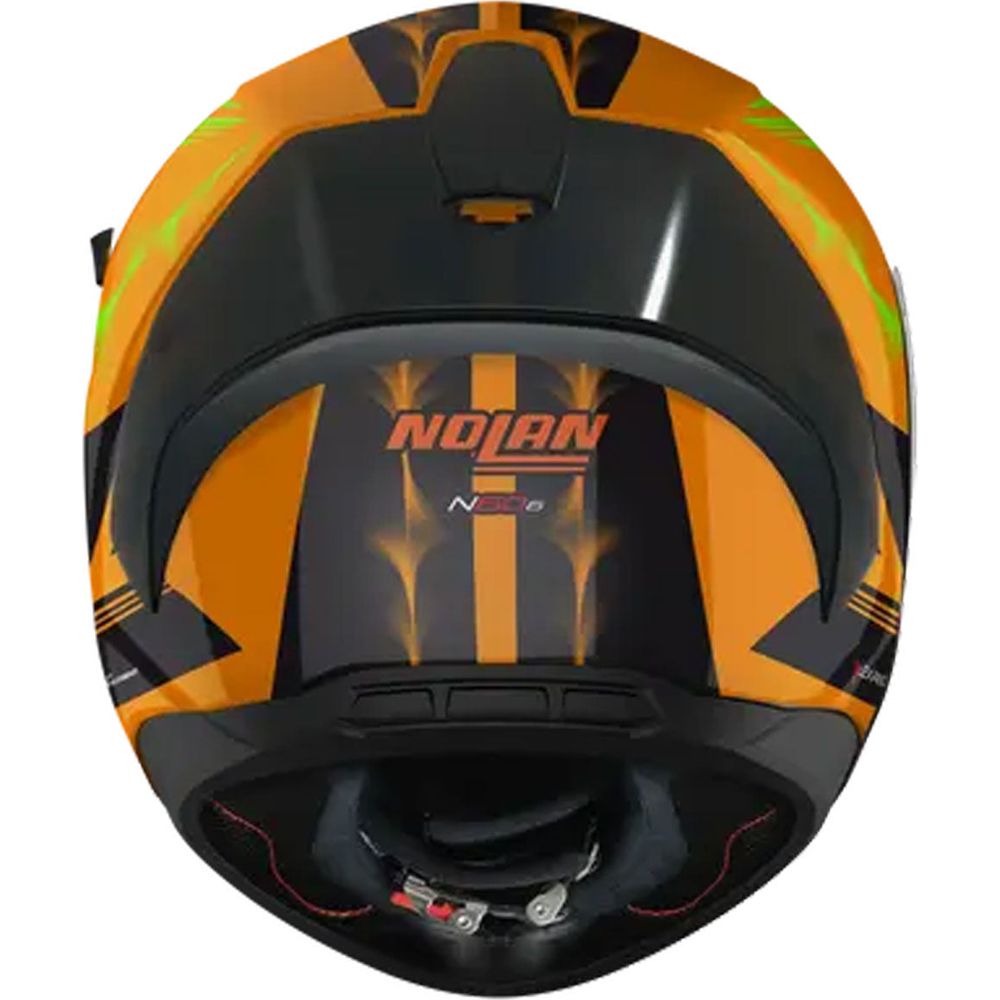 Nolan N60-6 Sport Hot Foot Full Face Helmet LED Orange