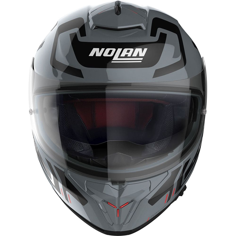 Nolan N80-8 Ally N-Com Full Face Helmet Slate Grey  - FREE UK Shipping, FREE 365 Day Returns | Moto Central