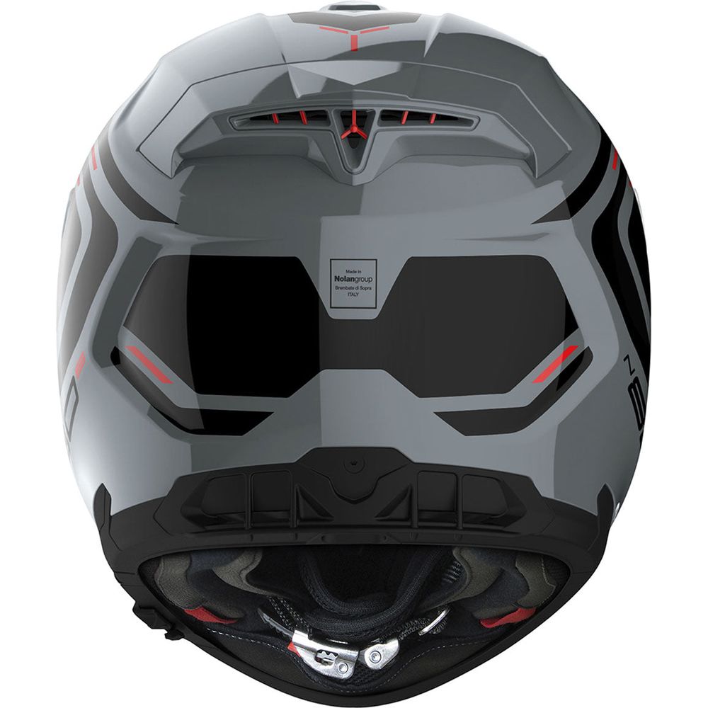 Nolan N80-8 Ally N-Com Full Face Helmet Slate Grey  - FREE UK Shipping, FREE 365 Day Returns | Moto Central