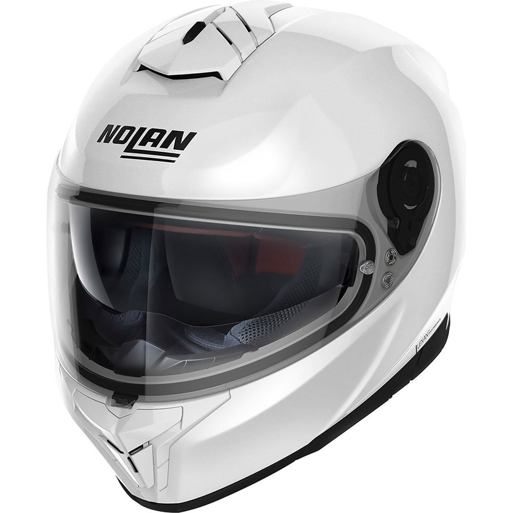 Nolan N80-8 Classic N-Com Full Face Helmet Metal White