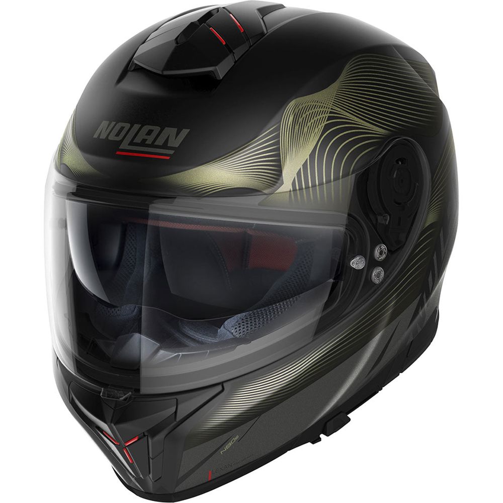 Nolan N80-8 Powerglide N-Com Full Face Helmet Flat Black / Gold