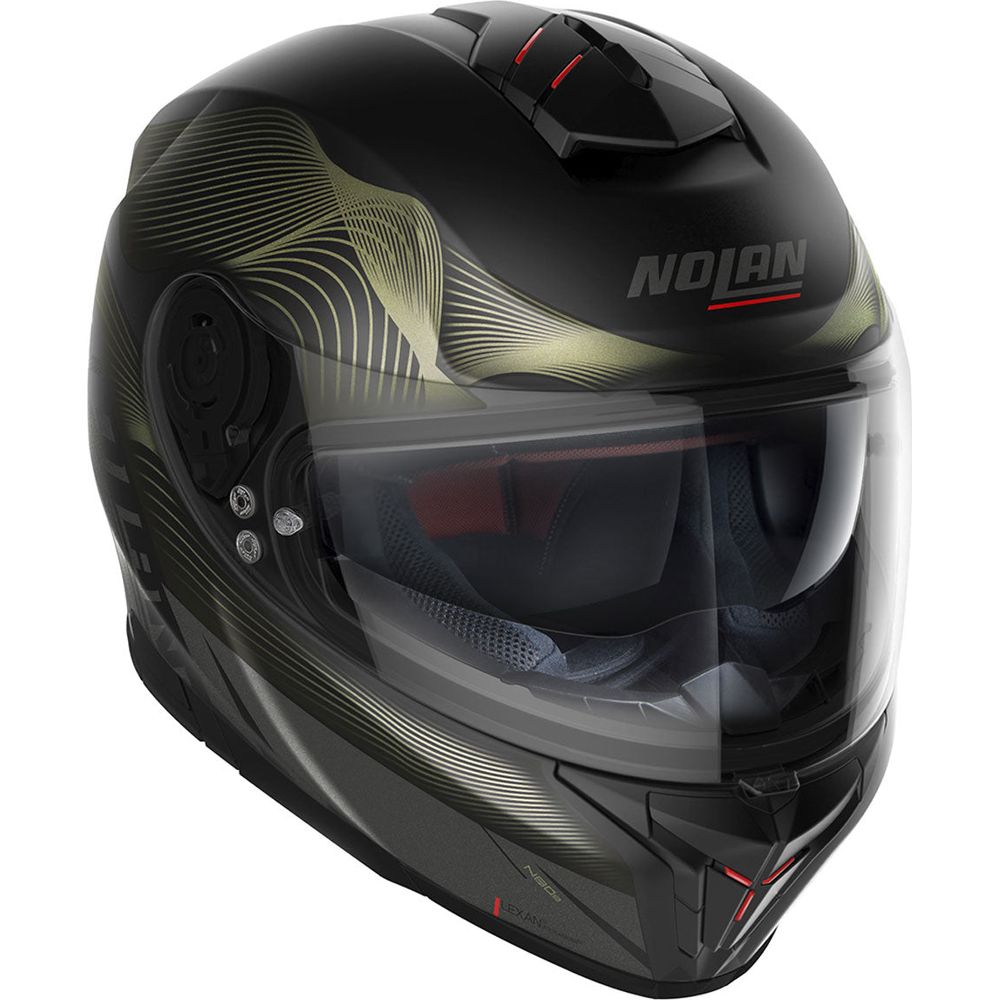 Nolan N80-8 Powerglide N-Com Full Face Helmet Flat Black / Gold