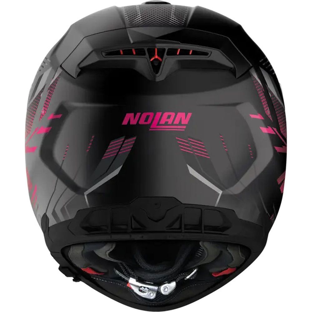 Nolan N80-8 Turbolence N-Com Full Face Helmet Flat Black / Pink