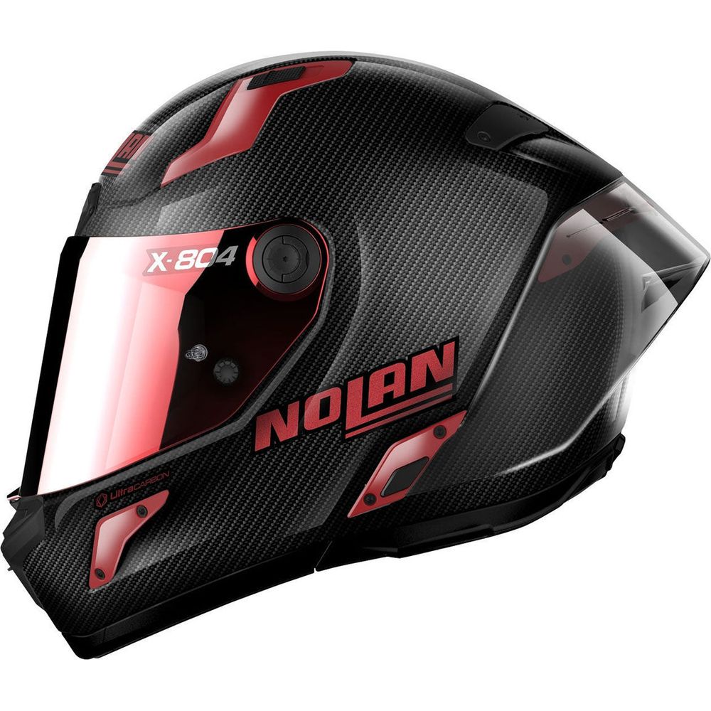 Nolan X-804 RS Ultra Carbon Iridium Edition Full Face Helmet Carbon / lridium - FREE UK Shipping, FREE 365 Day Returns | Moto Central