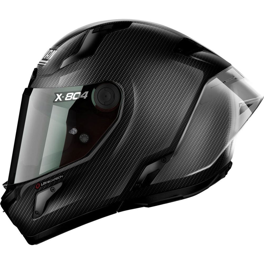 Nolan X-804 RS Ultra Carbon Puro Full Face Helmet Gloss Carbon - FREE UK Shipping, FREE 365 Day Returns | Moto Central