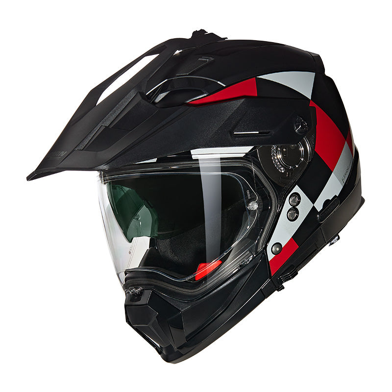 Nolan N70-2 X 06 Ruvido Adventure Helmet Red / Black / Grey