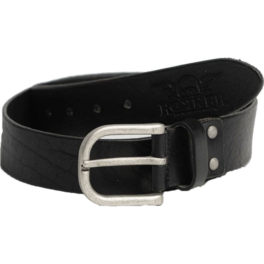 Rokker Oakland Leather Belt Black