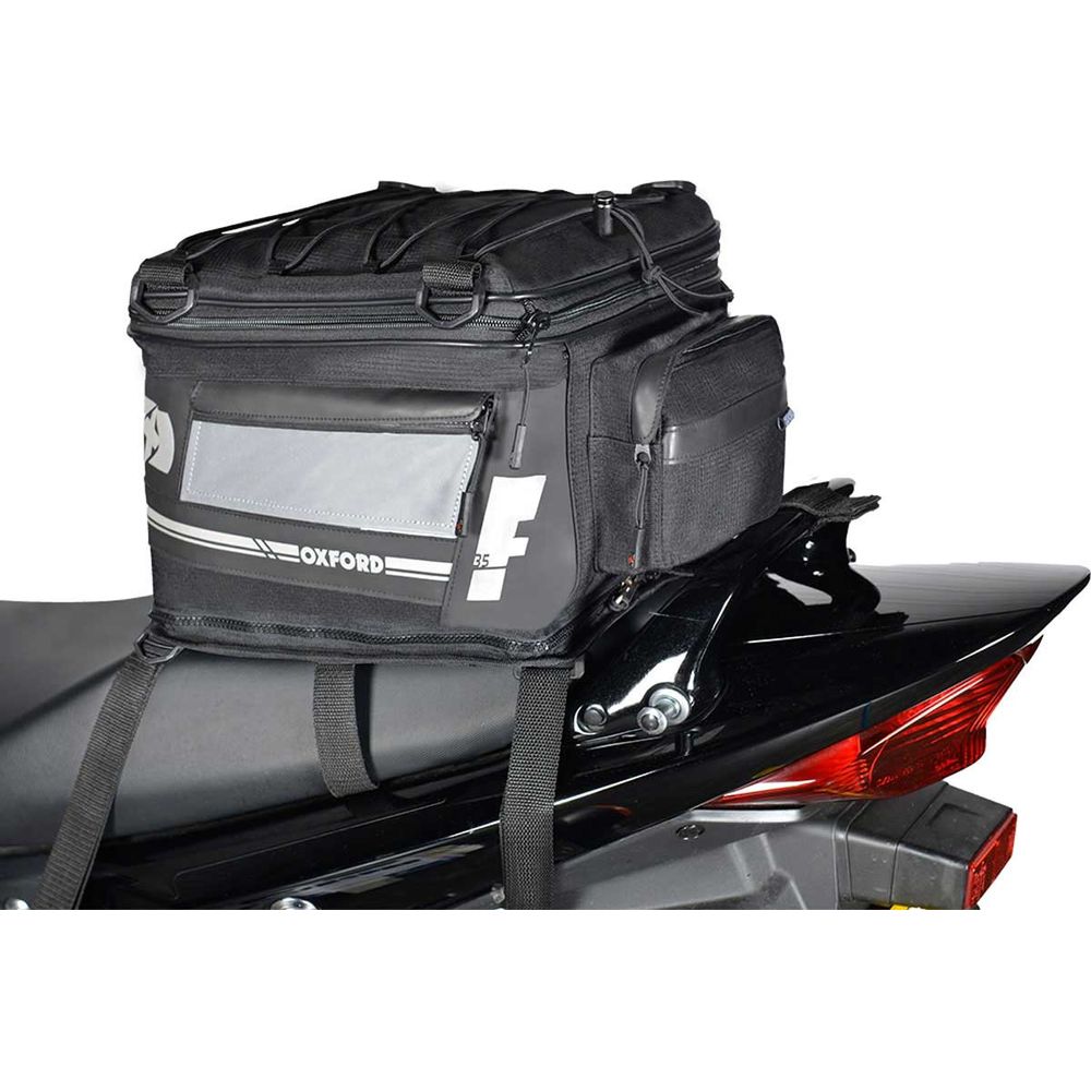 Oxford F1 Large Tail Bag Black - 35 Litres  - FREE UK Shipping, FREE 365 Day Returns | Moto Central