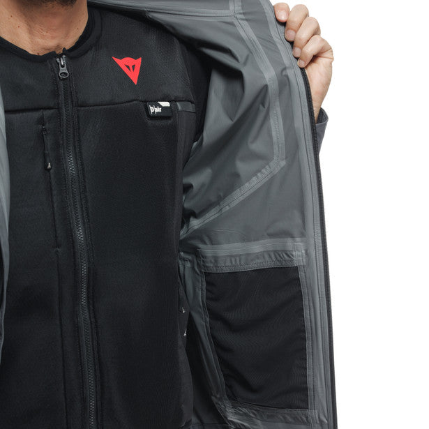 Dainese Omnia M Shell Waterproof Over Jacket Iron Gate Grey