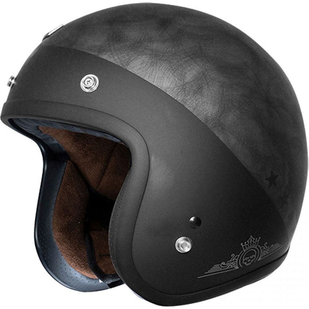 Origine Primo ECE 22.06 Open Face Helmet Rocker Matt Silver