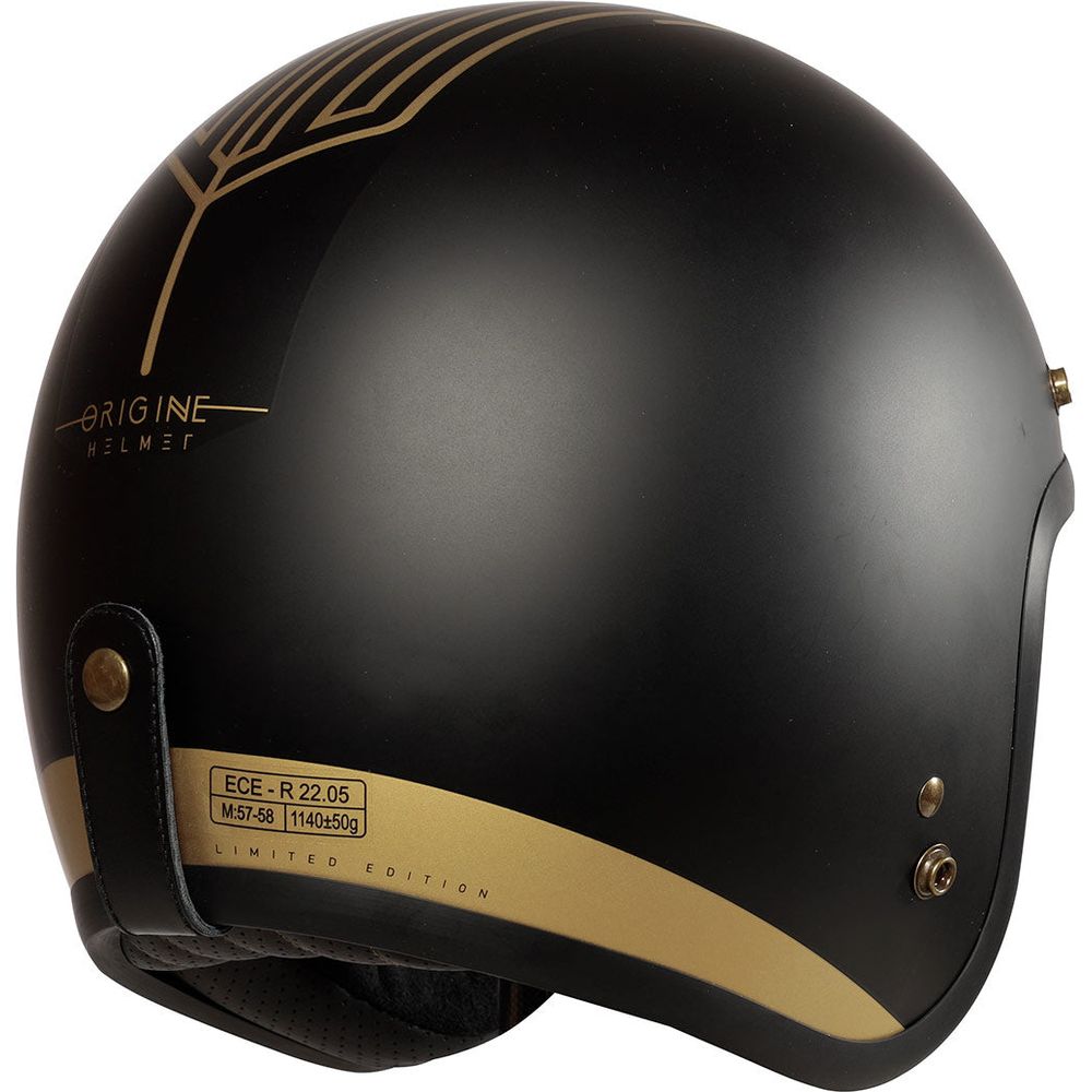 Origine Primo ECE 22.05 Open Face Helmet Limited Edition Ten Matt Black