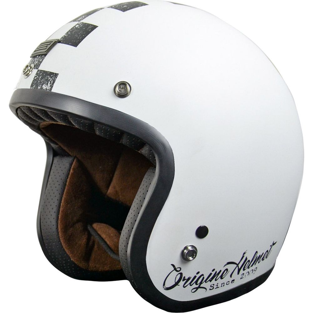 Origine Primo ECE 22.05 Open Face Helmet Scacco White