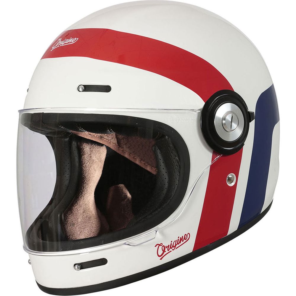 Origine Vega ECE 22.06 Full Face Helmet Great Gloss White / Red / Blue