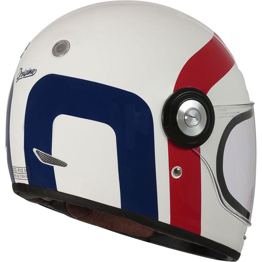 Origine Vega ECE 22.06 Full Face Helmet Great Gloss White / Red / Blue