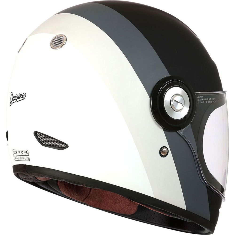 Origine Vega ECE 22.06 Full Face Helmet Primitive Matt Black / Dark Grey / Light Grey / White - FREE UK Shipping, FREE 365 Day Returns | Moto Central