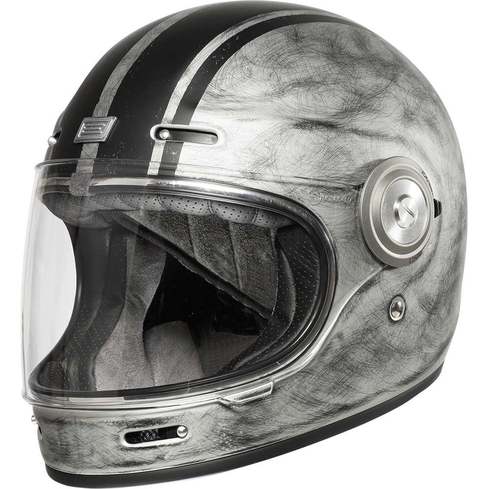 Origine Vega ECE 22.05 Full Face Helmet Custom Silver / Black