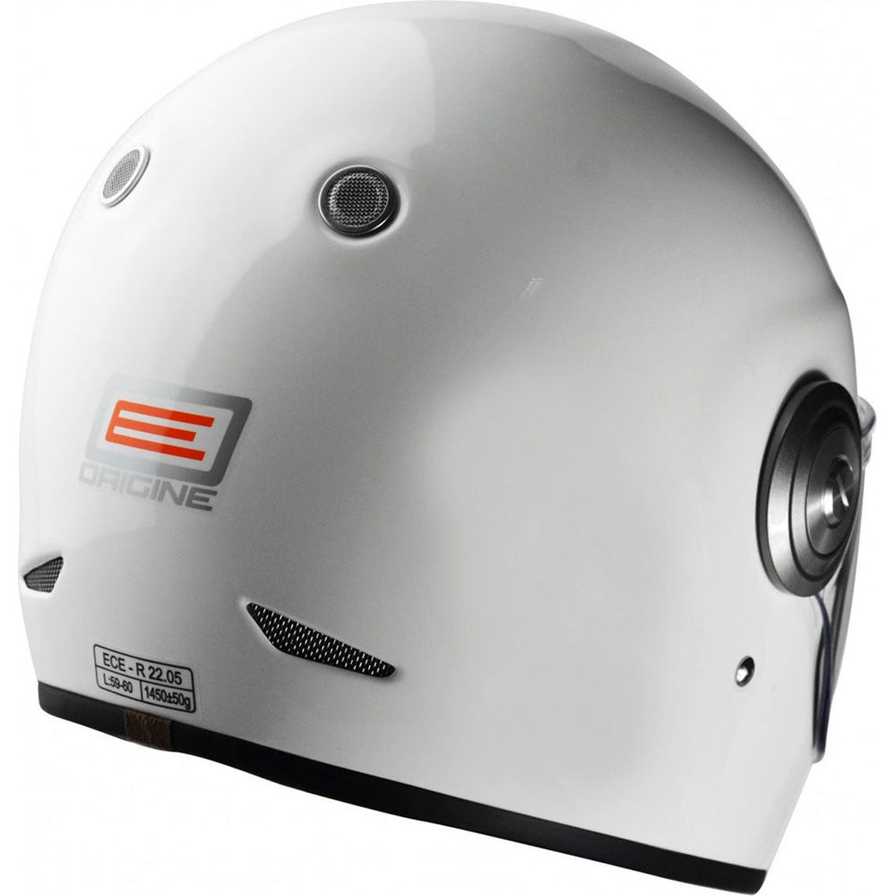 Origine Vega ECE 22.05 Full Face Helmet Solid Gloss White - FREE UK Shipping, FREE 365 Day Returns | Moto Central