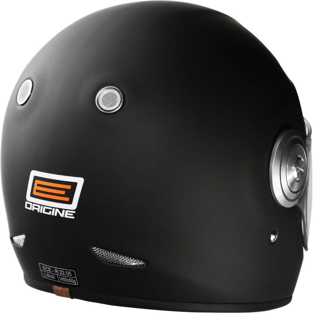 Origine Vega ECE 22.05 Full Face Helmet Solid Matt Black - FREE UK Shipping, FREE 365 Day Returns | Moto Central