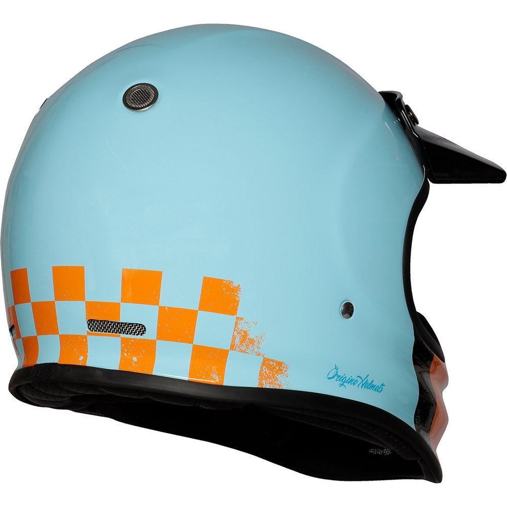 Origine Virgo ECE 22.05 Full Face Helmet Danny Light Blue  - FREE UK Shipping, FREE 365 Day Returns | Moto Central