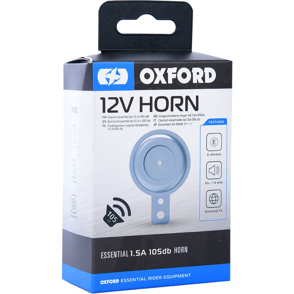 Oxford 12V Horn Chrome - FREE UK Shipping, FREE 365 Day Returns | Moto Central