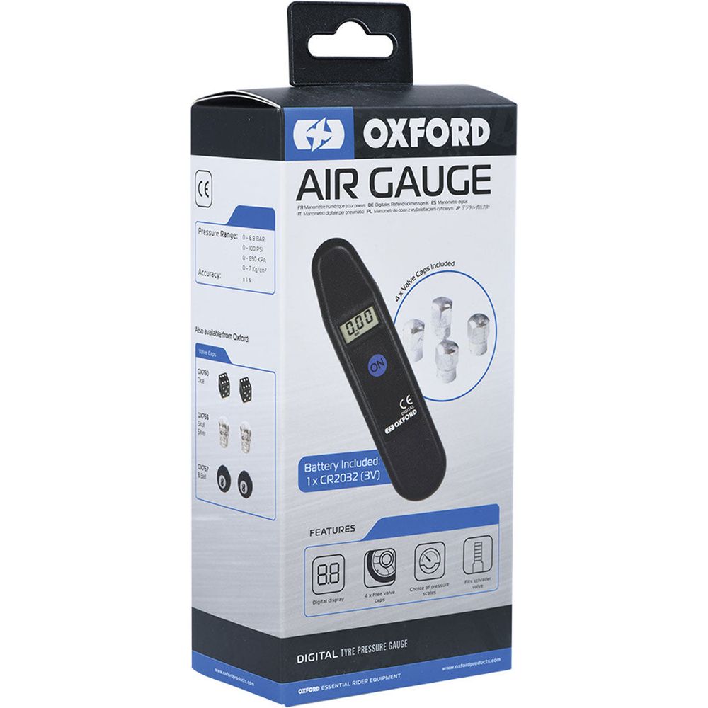 Oxford AirGauge Digital Tyre Pressure Gauge