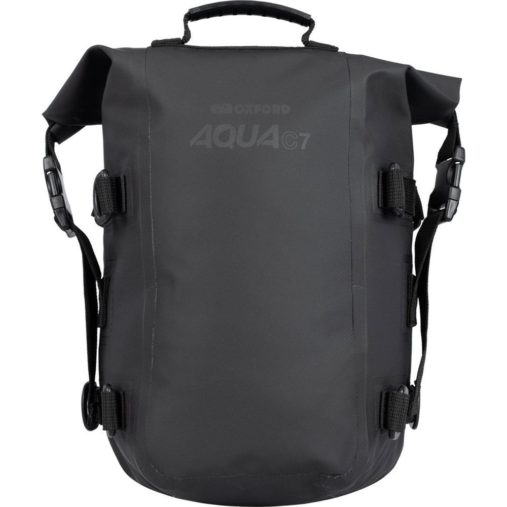 Oxford Aqua C7 Crash Bar Bag Black - 7 Litres