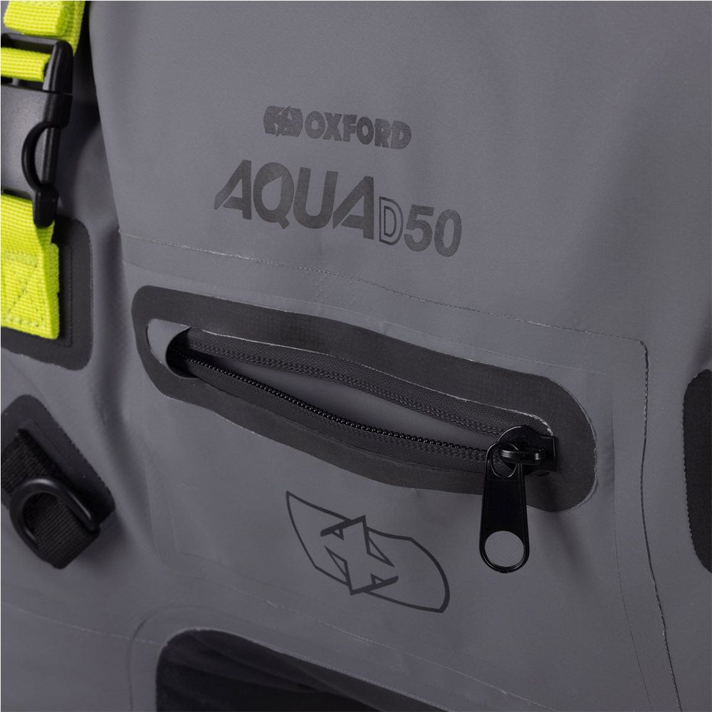 Oxford Aqua D50 Duffle Bag Black / Grey / Fluo Yellow - 50 Litres