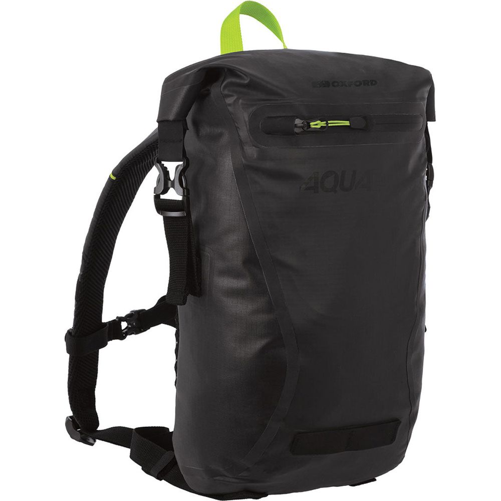 Oxford Aqua Evo Backpack Black - 12 Litres - FREE UK Shipping, FREE 365 Day Returns | Moto Central