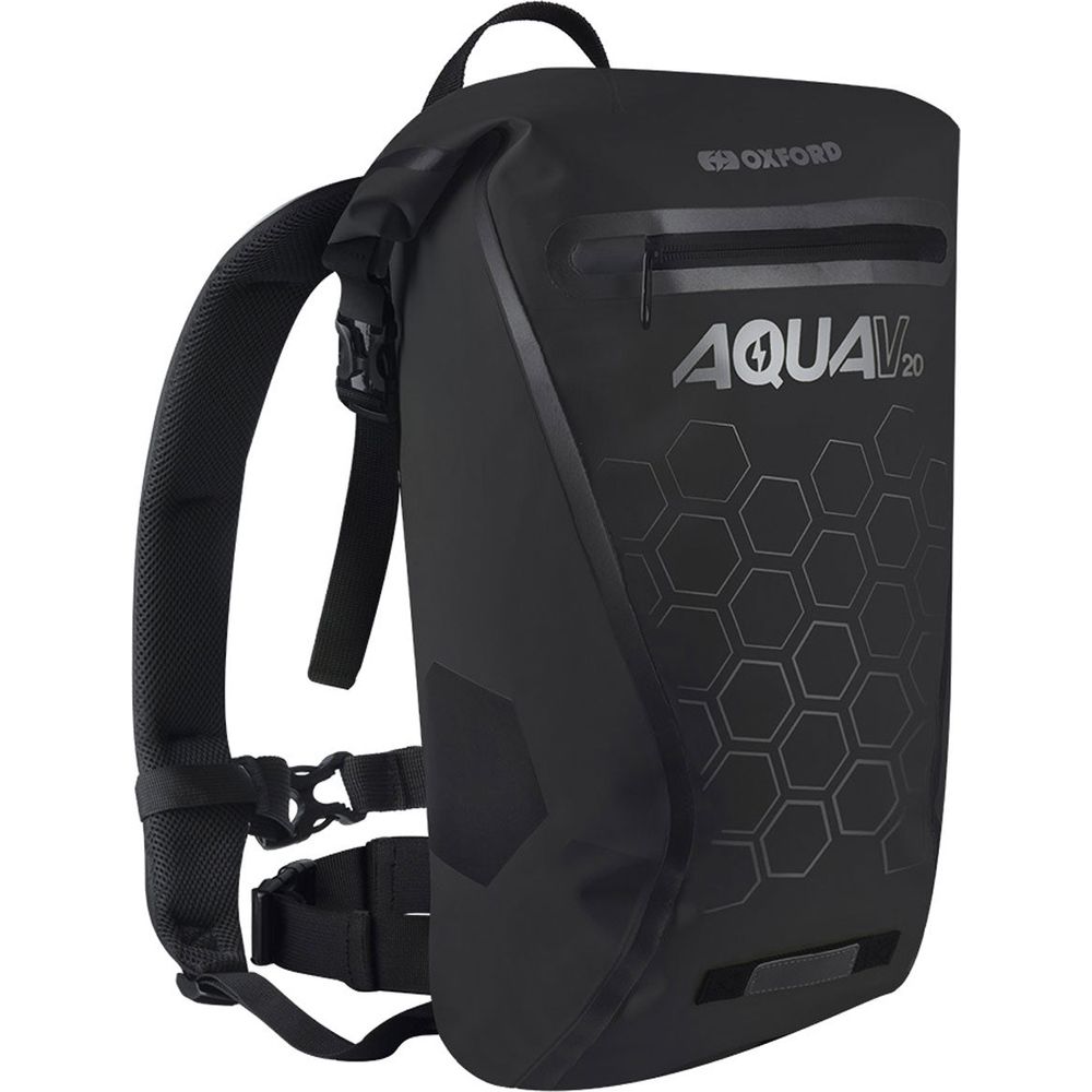 Oxford Aqua V20 Waterproof Backpack Black - 20 Litres