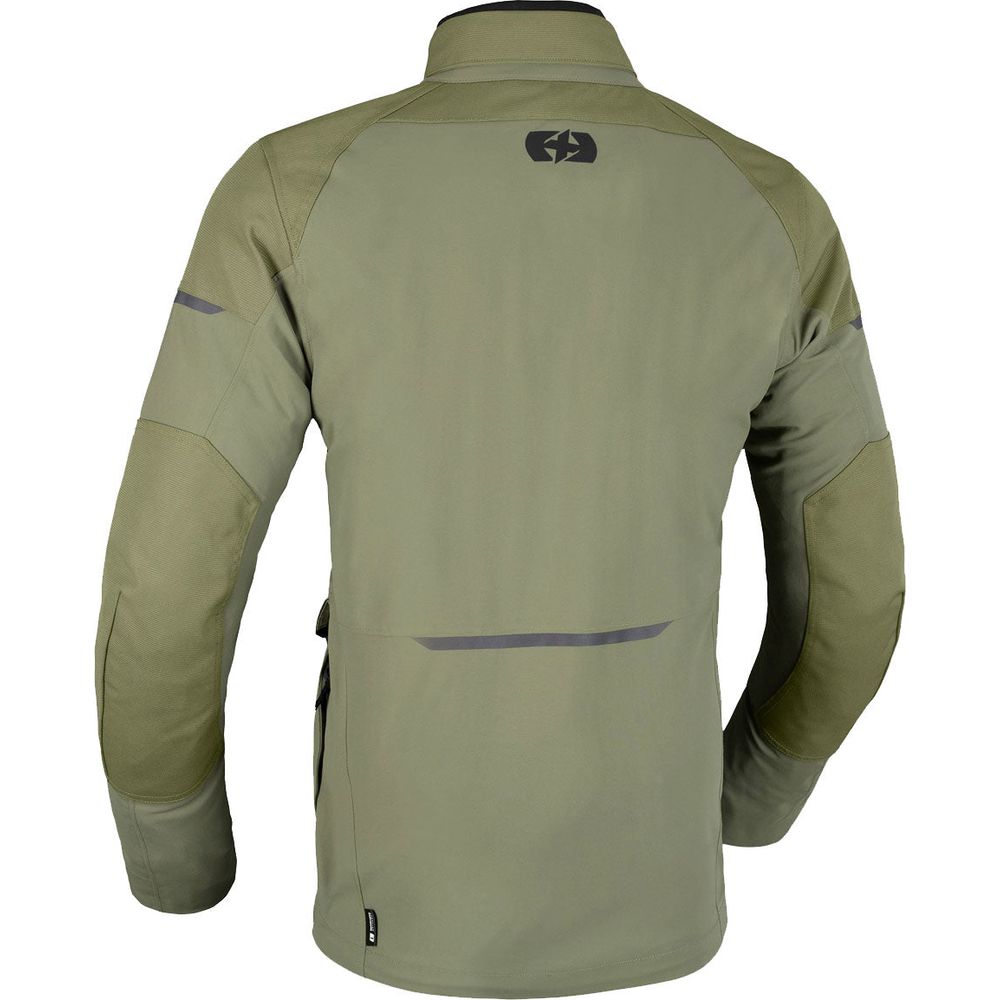 Oxford Barkston Dry2Dry Textile Jacket Khaki  - FREE UK Shipping, FREE 365 Day Returns | Moto Central