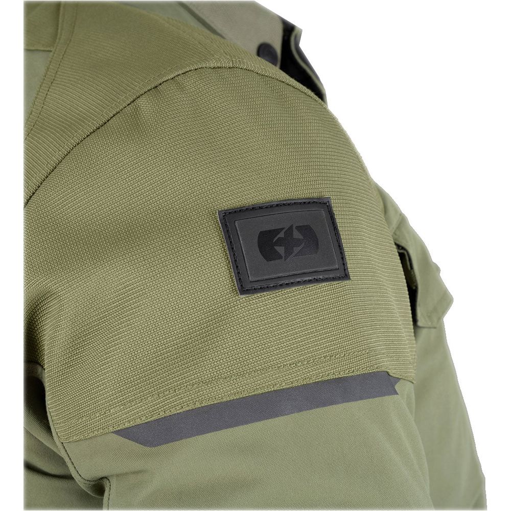 Oxford Barkston Dry2Dry Textile Jacket Khaki  - FREE UK Shipping, FREE 365 Day Returns | Moto Central