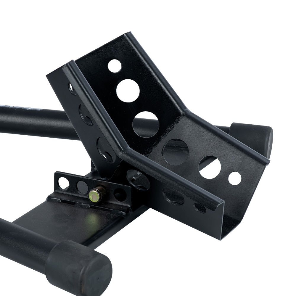 Oxford Bike Dock Front Wheel Stand Black - FREE UK Shipping, FREE 365 Day Returns | Moto Central