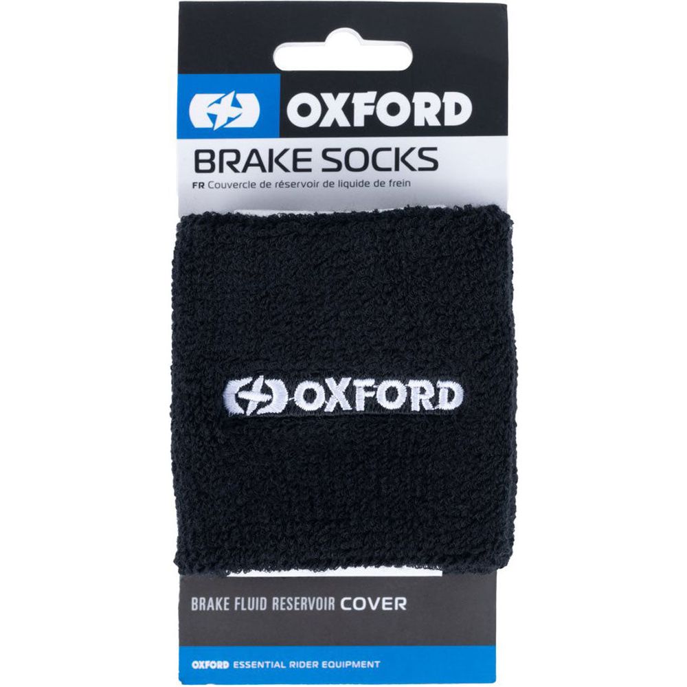 Oxford Brake Fluid Reservoir Cover Socks Black - Pack Of 3