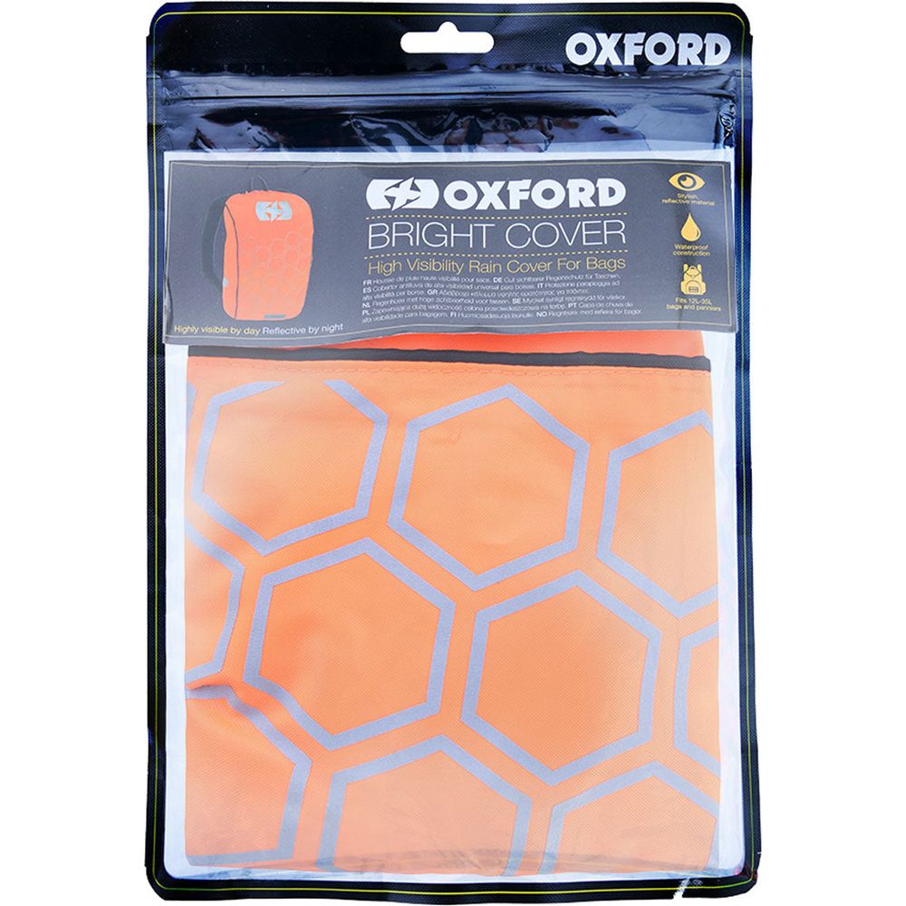 Oxford Waterproof Bright Backpack Cover Orange