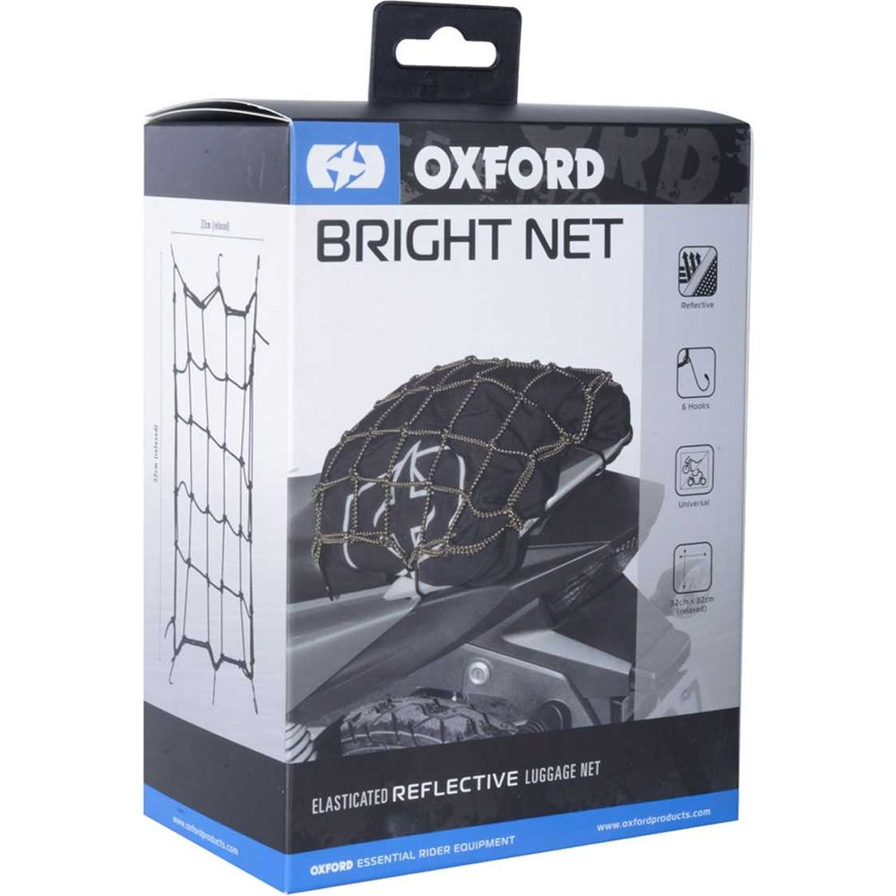 Oxford Bright Net Black / Reflective